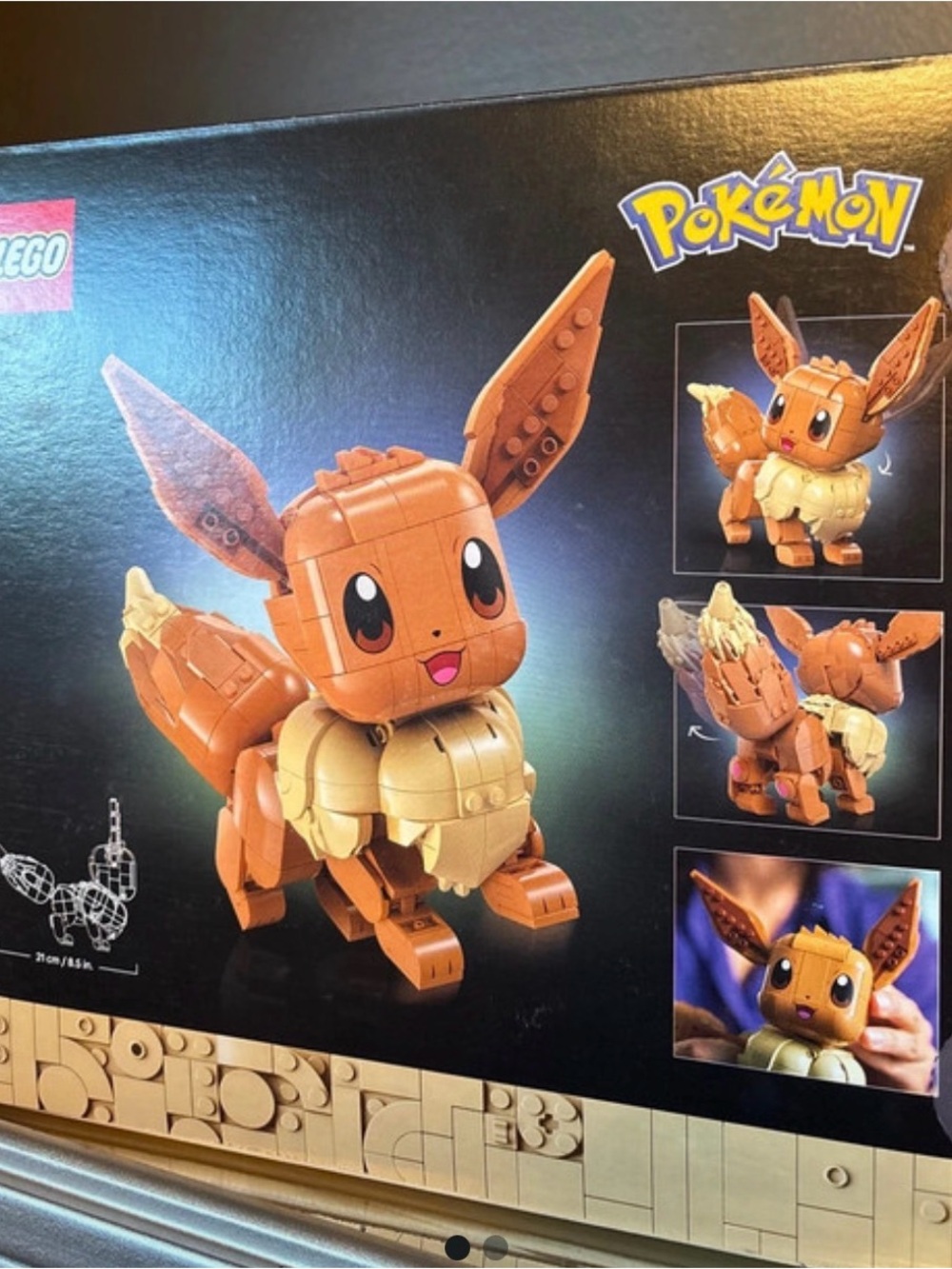 LEGO Pokémon Eevee Buildable Figure - Brown, Cream